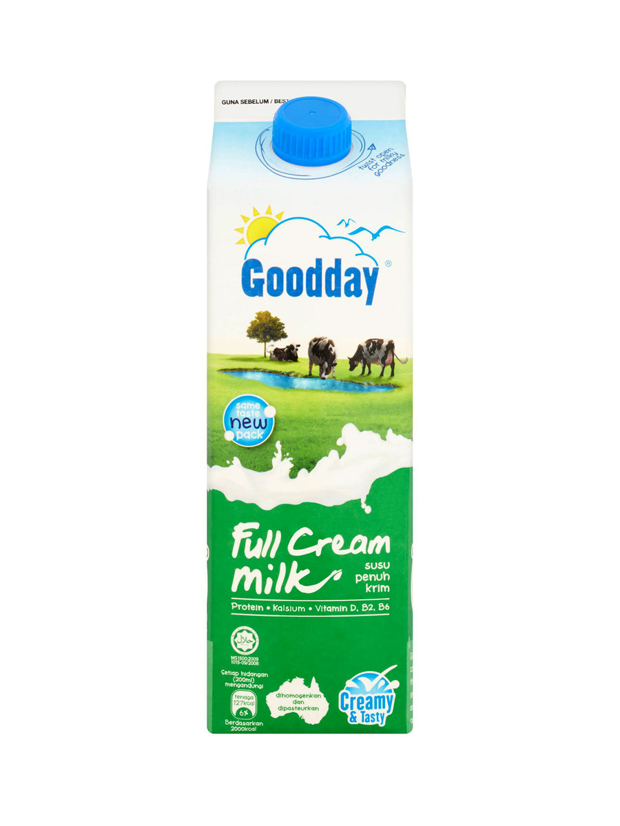 GOODDAY FULL CREAM MILK 1L – Village Grocer - EkoCheras