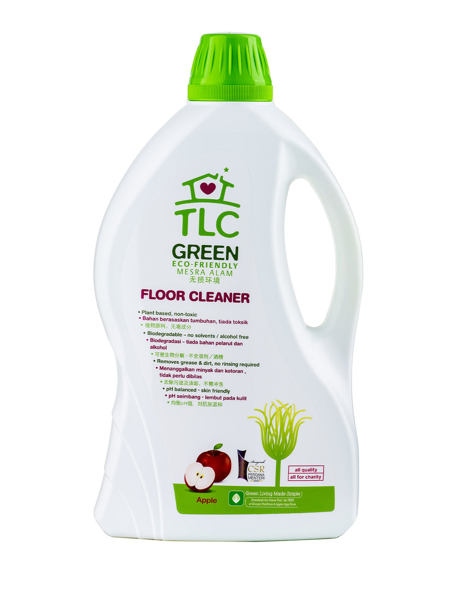 TLC GREEN FLOOR CLEANER APPLE 2L – Village Grocer - EkoCheras